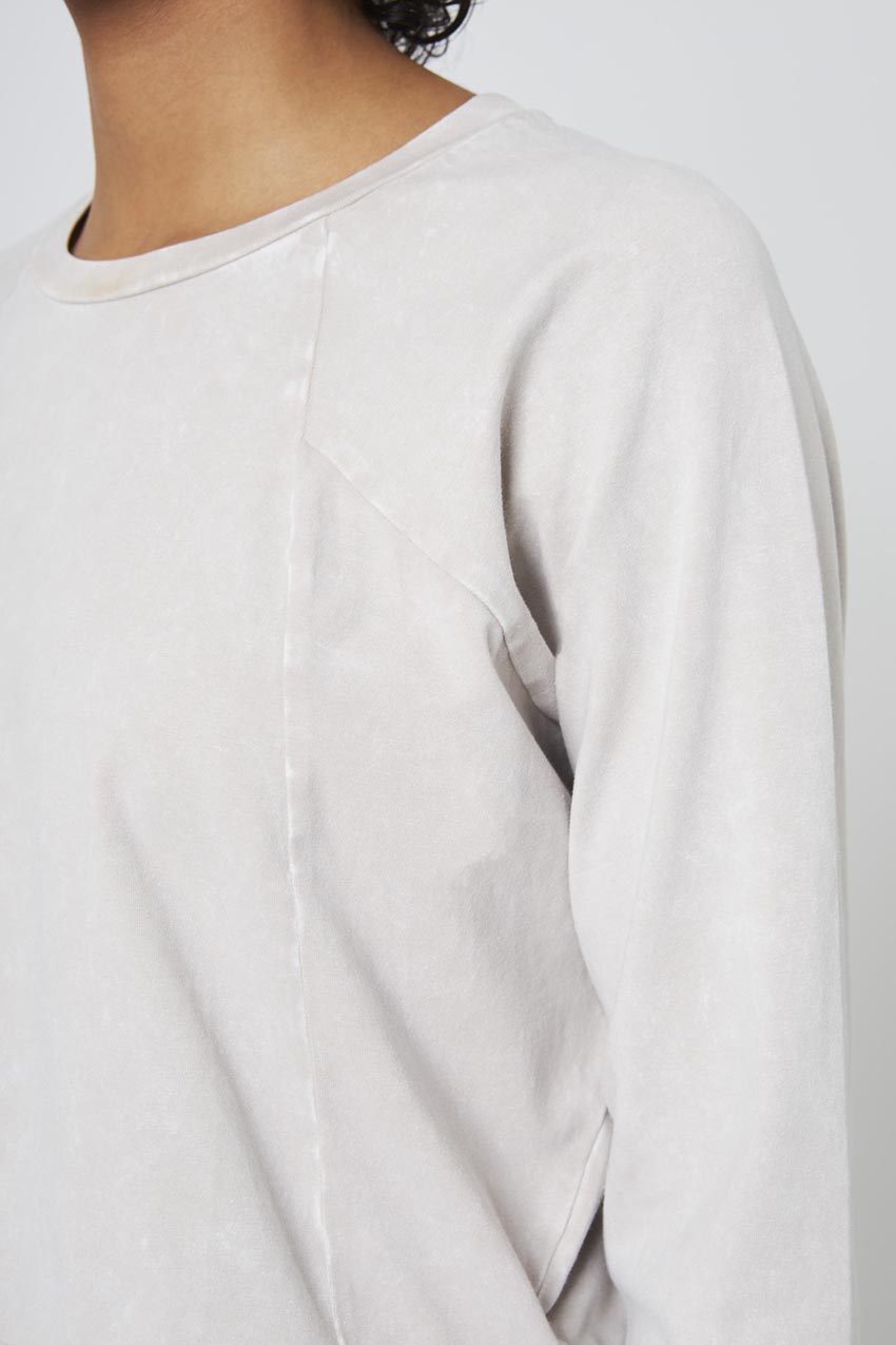 Rhythm Cropped Crew Neck Long Sleeve