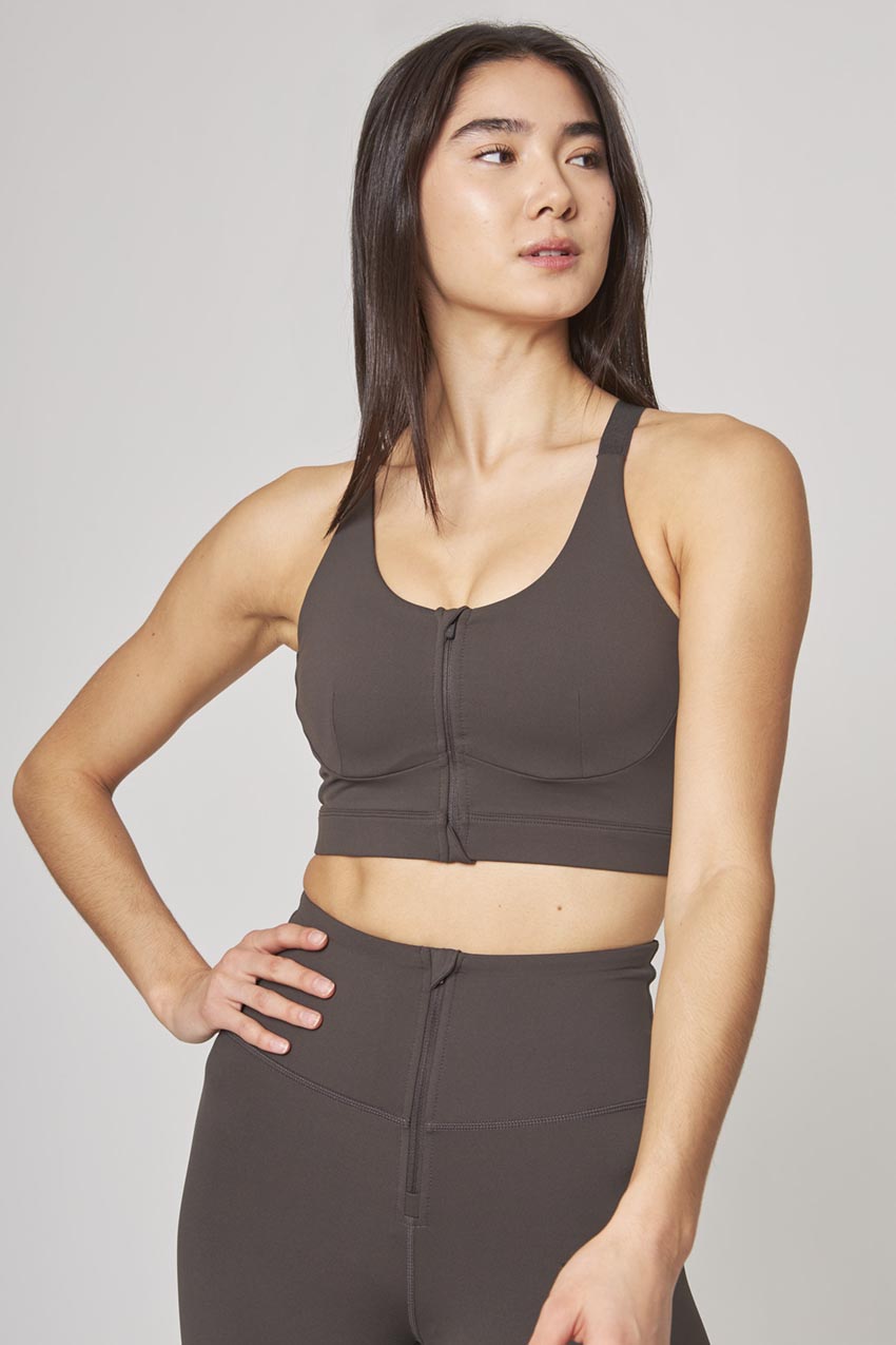 Vital Front Zip Maximum Support Sports Bra