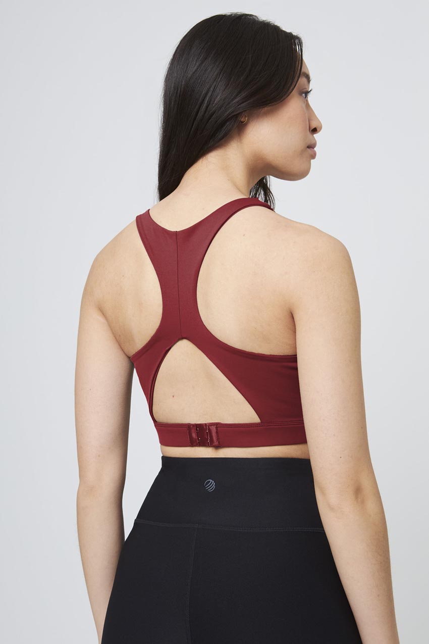 Vital Recycled Nylon Racerback Maternity Medium Support Sports Bra