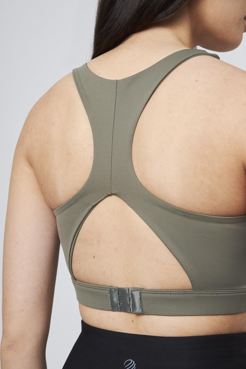 Vital Recycled Nylon Racerback Maternity Medium Support Sports Bra
