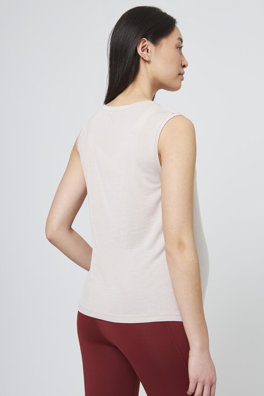 Breeze TENCEL™ Modal Crew Neck Maternity Tank Top