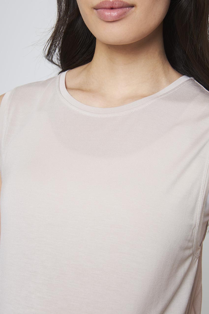 Breeze TENCEL™ Modal Crew Neck Maternity Tank Top