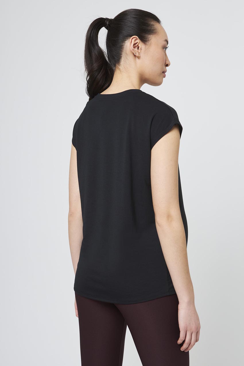 Dynamic Recycled Polyester Relaxed Short Sleeve Maternity T-Shirt