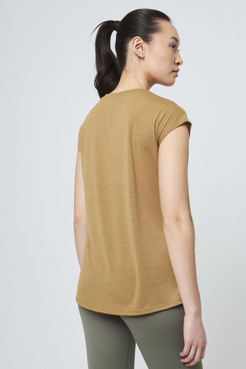 Dynamic Recycled Polyester Relaxed Short Sleeve Maternity T-Shirt