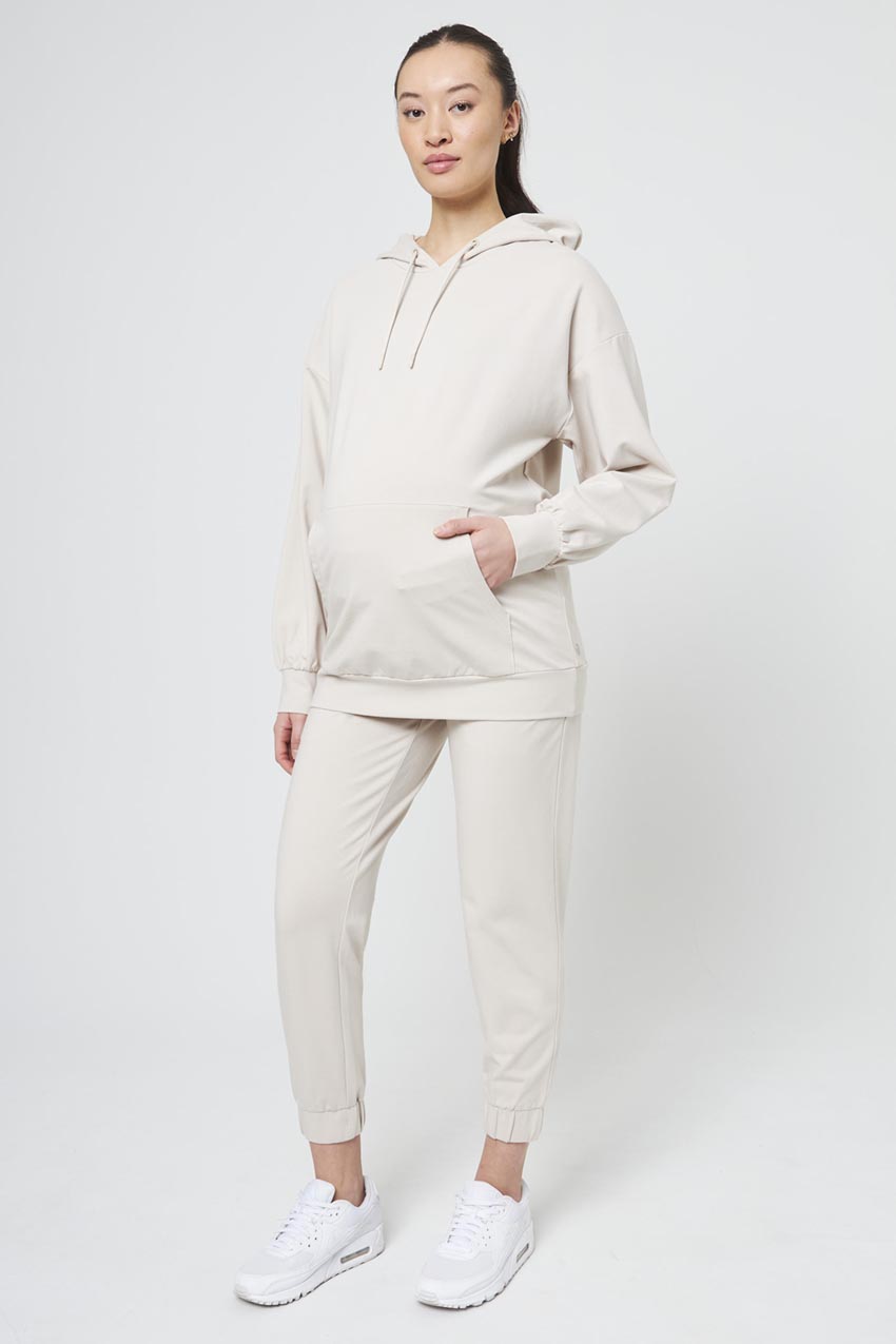 Balance TENCEL™ Modal Oversized Long Maternity Hoodie