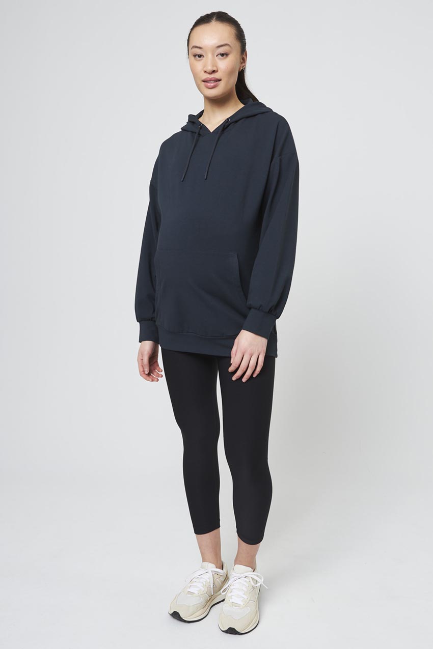 Balance TENCEL™ Modal Oversized Long Maternity Hoodie