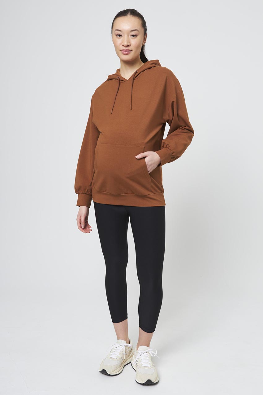 Balance TENCEL™ Modal Oversized Long Maternity Hoodie