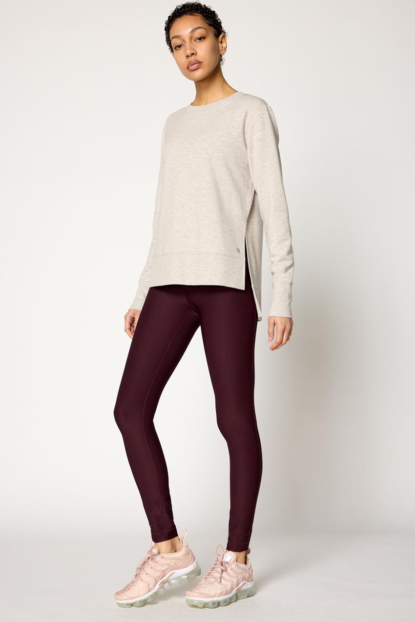 Explore High-Waisted Cut-to-Length Hem Legging 27"