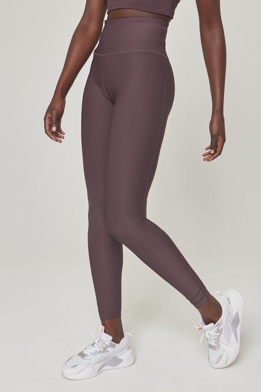 MPG Sport Explore High-Waisted 27" Cut-to-Length Hem Legging - Sale  in Shale