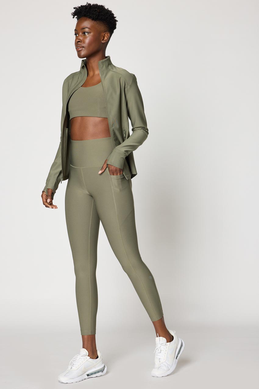 Explore Recycled High-Waisted Side Pocket Legging 25"
