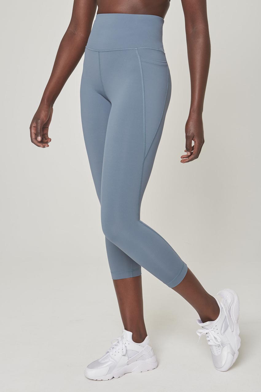 Vital High-Waisted 22" Side Pocket Crop - Sale