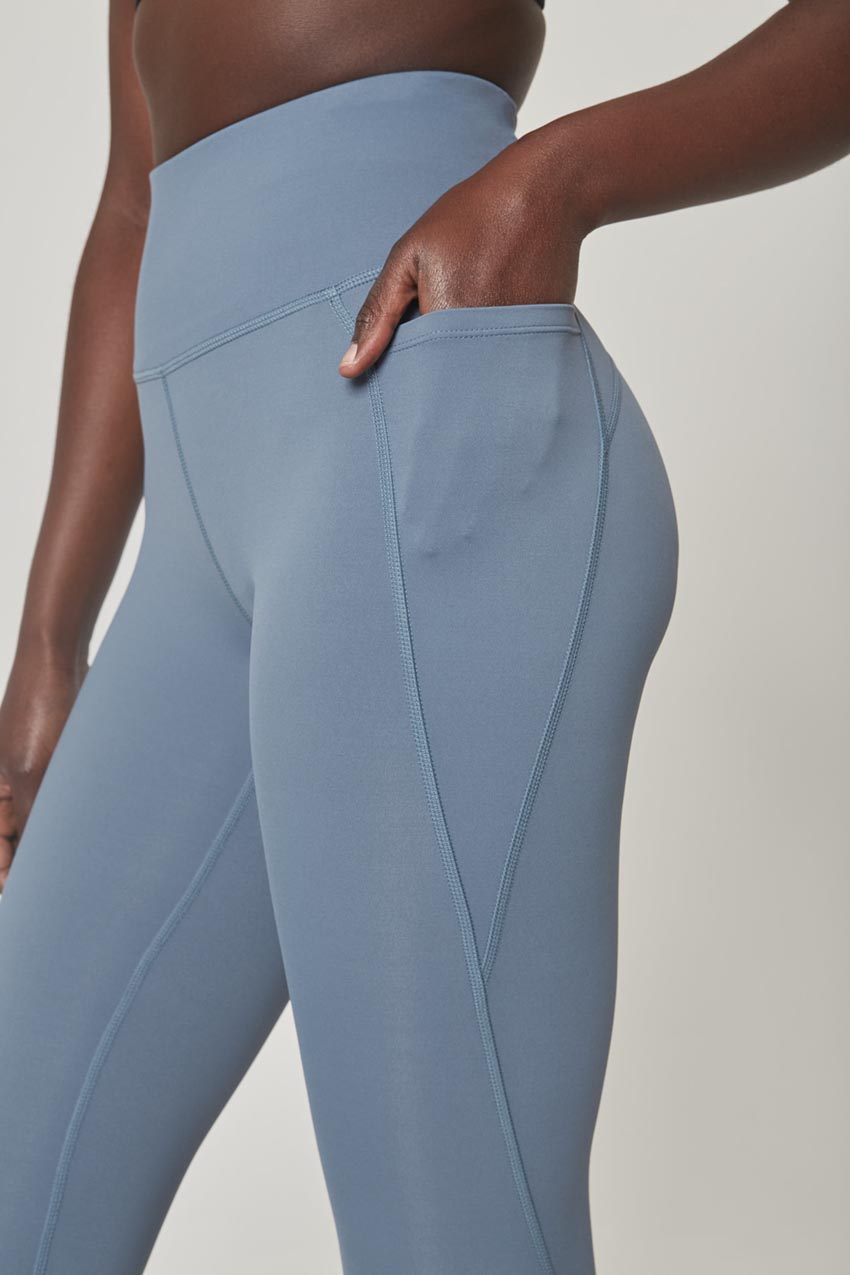 Vital High-Waisted 22" Side Pocket Crop