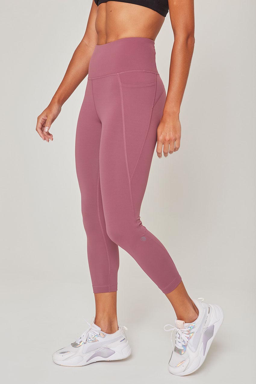 Vital High-Waisted 22" Side Pocket Crop - Sale
