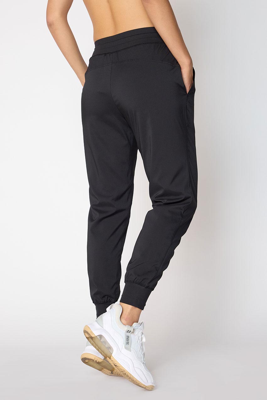 Eclipse High-Waisted 28" Lined Shadow Stripe Jogger