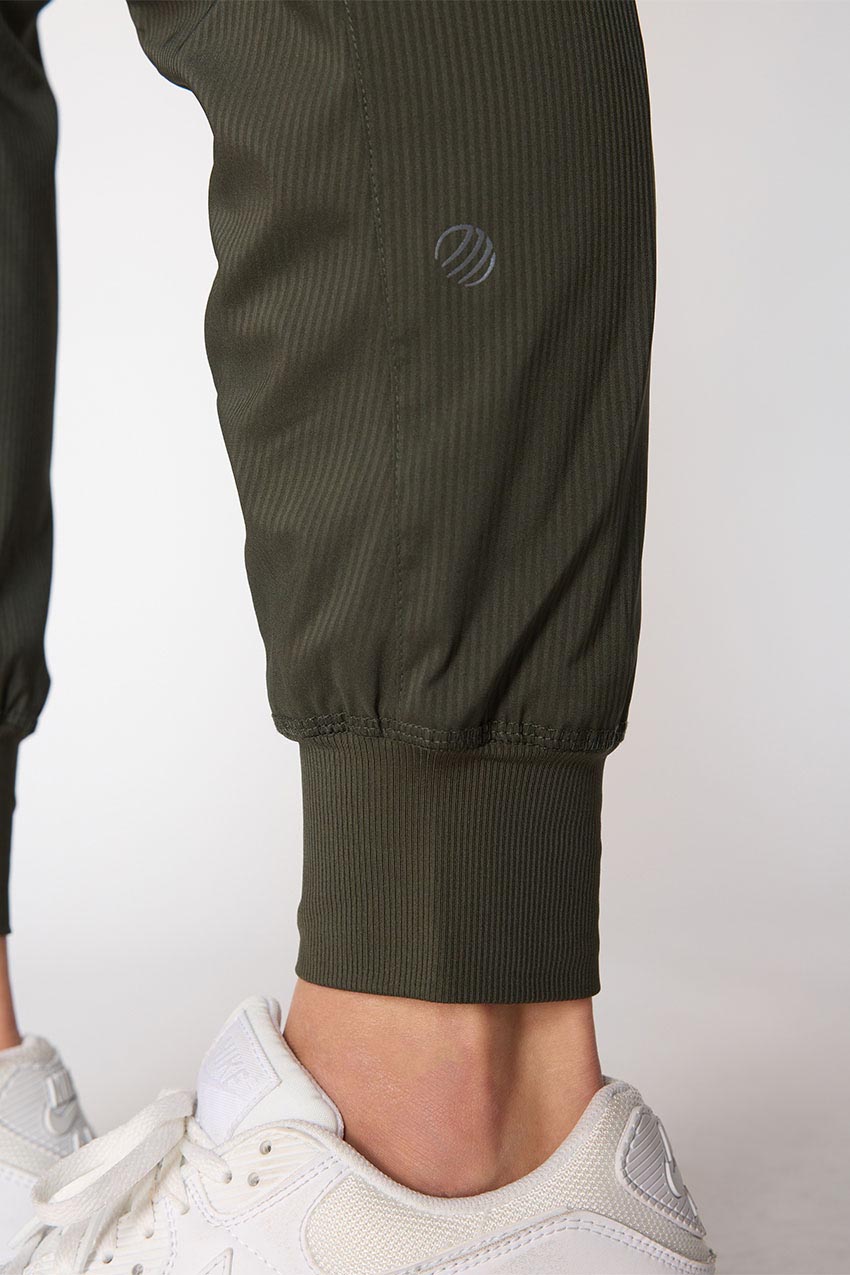 Eclipse High-Waisted 28" Lined Shadow Stripe Jogger