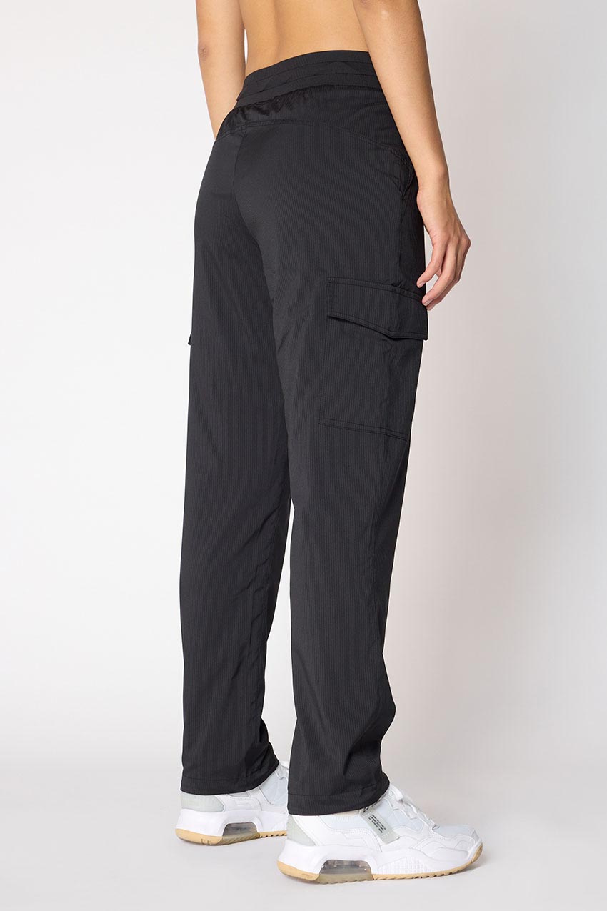 Eclipse High-Waisted 30" Lined Shadow Stripe Cargo Pant