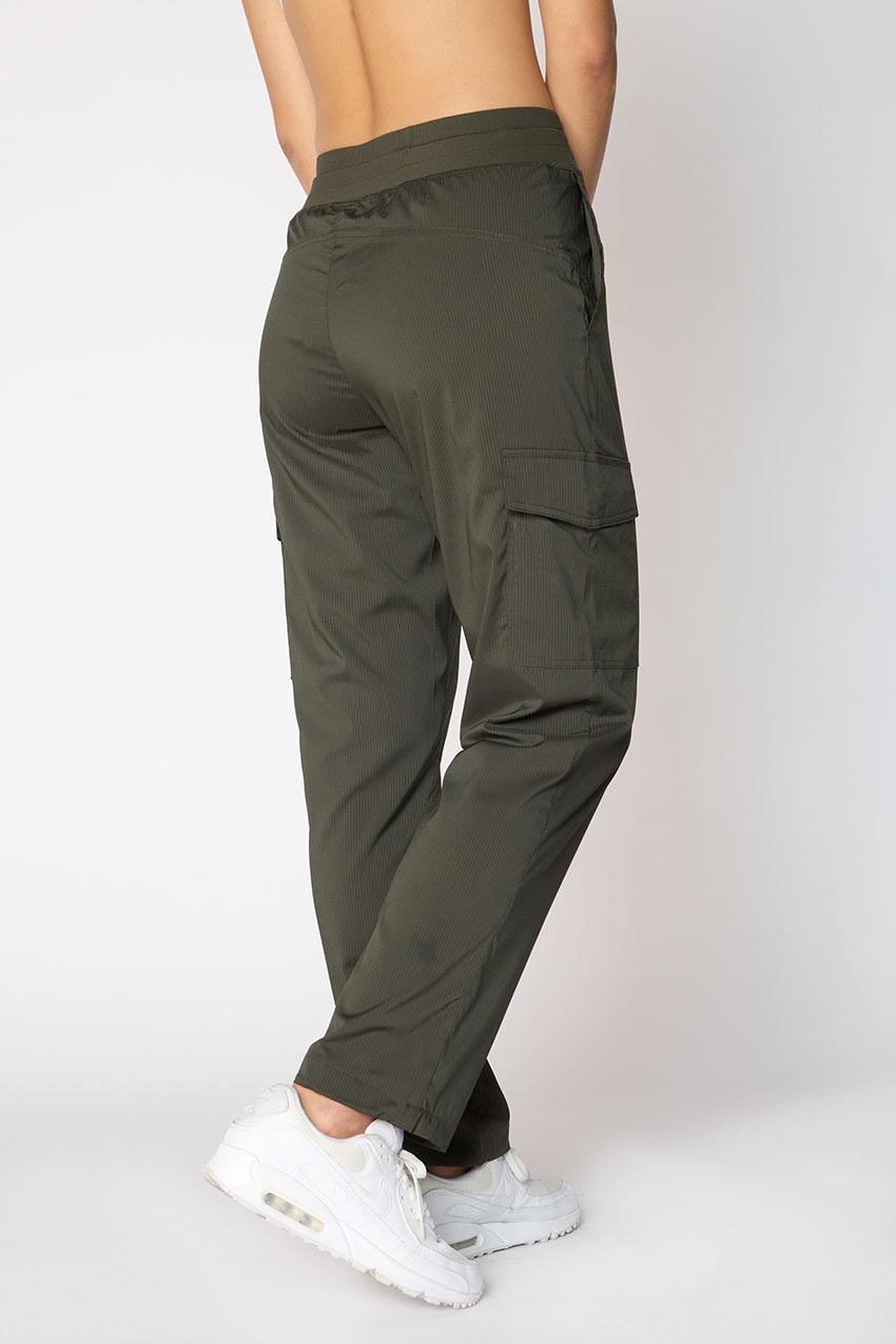 Eclipse High-Waisted 30" Lined Shadow Stripe Cargo Pant