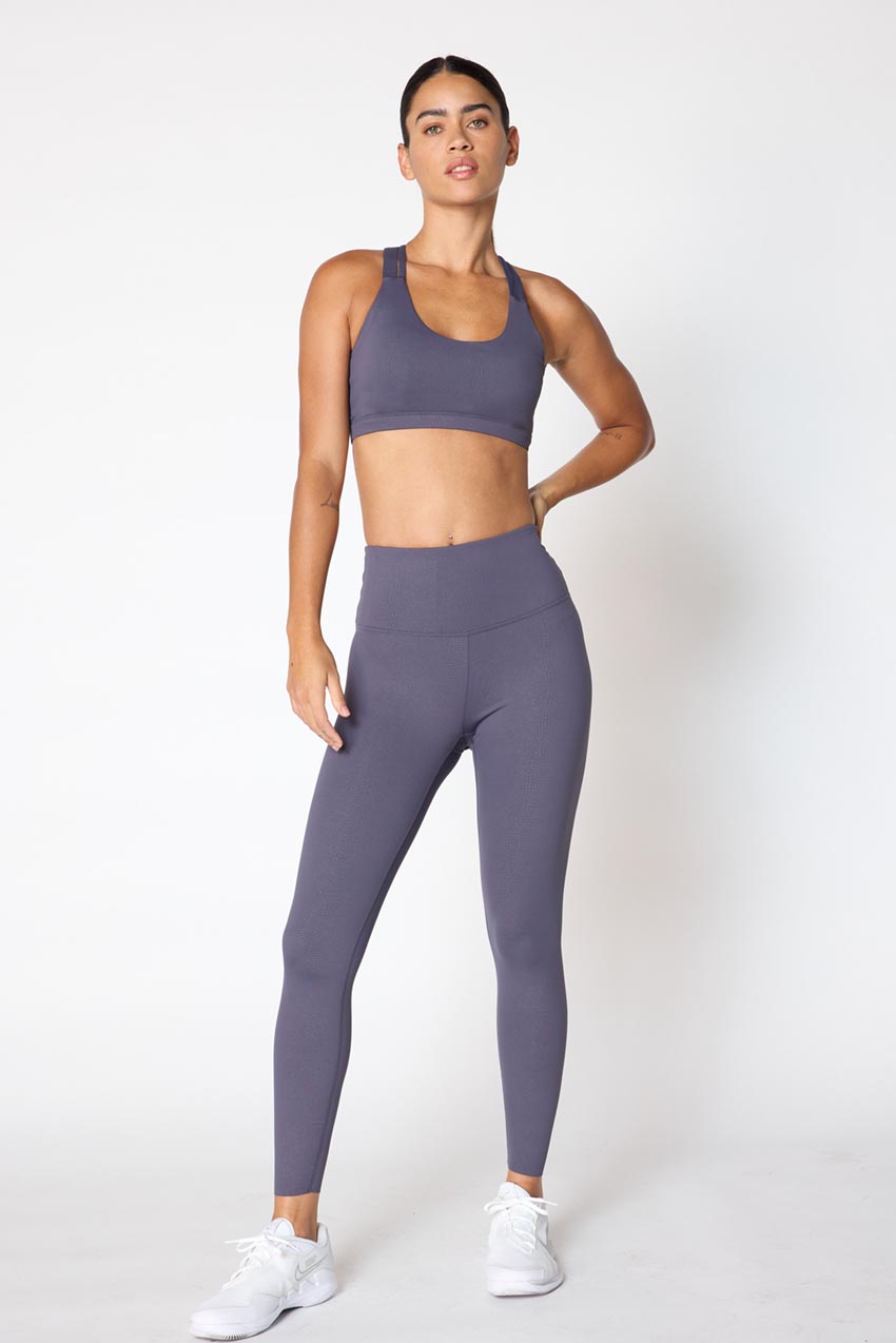 Vital High-Waisted 26" Legging - Purple Shadow Crackle