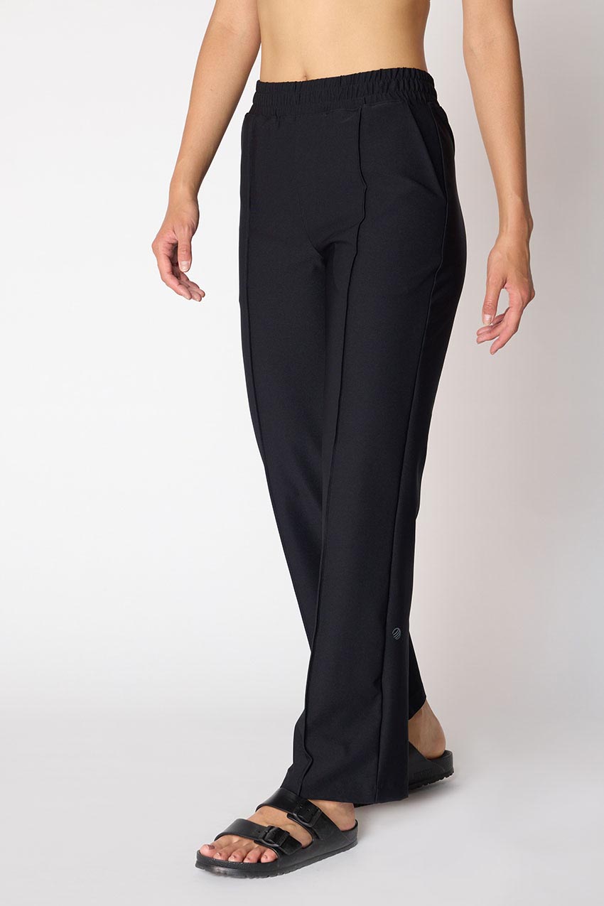MPG Sport Explore High-Waisted 29" Wide Leg Pant in Black