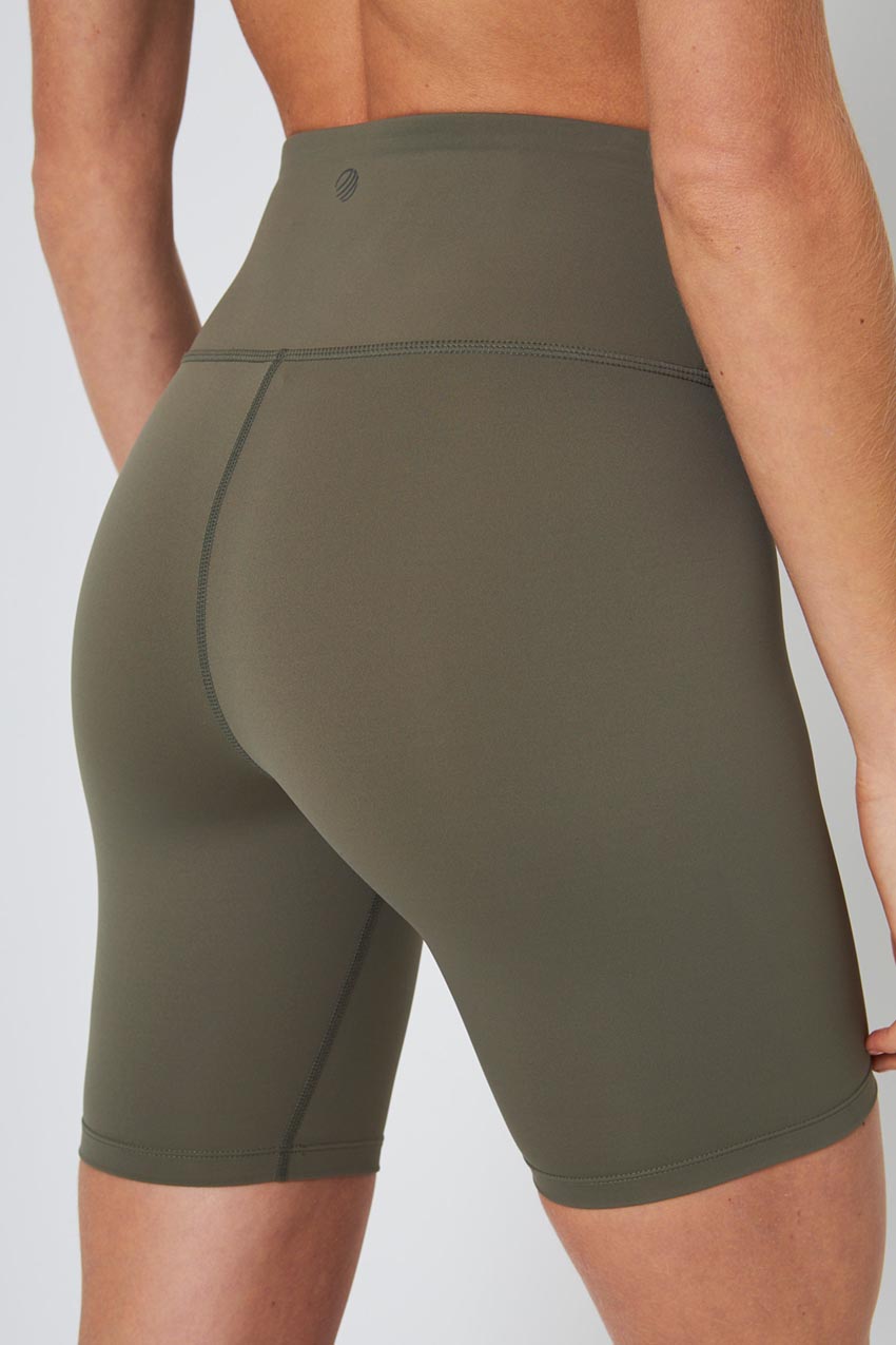Vital Recycled Nylon High-Waisted Short 8"