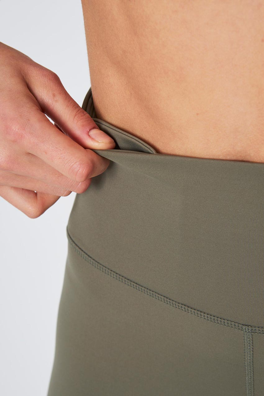 Vital Recycled Nylon High-Waisted Short 8"