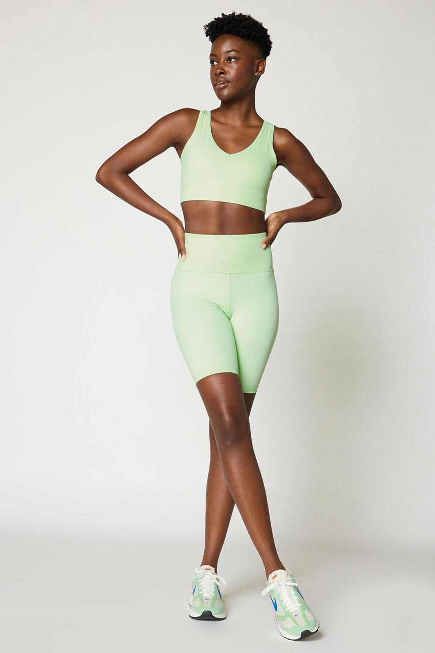 Vital Recycled Nylon High-Waisted Short 8"