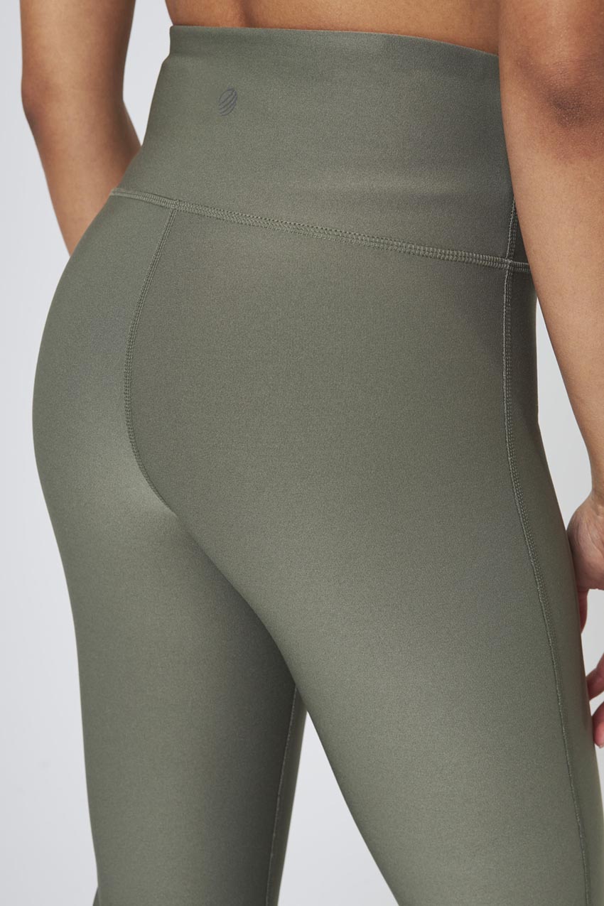 Explore Recycled Polyester High-Waisted Flared Crop 22"