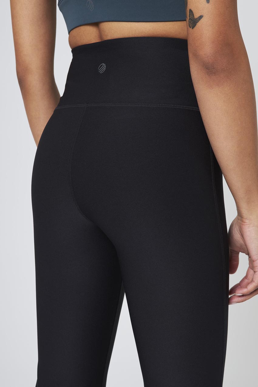 Explore Recycled Polyester High-Waisted Flared Crop 22"