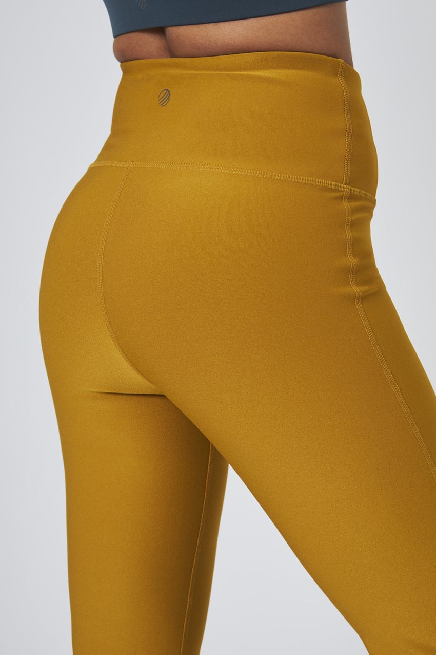 Explore Recycled Polyester High-Waisted Flared Crop 22"