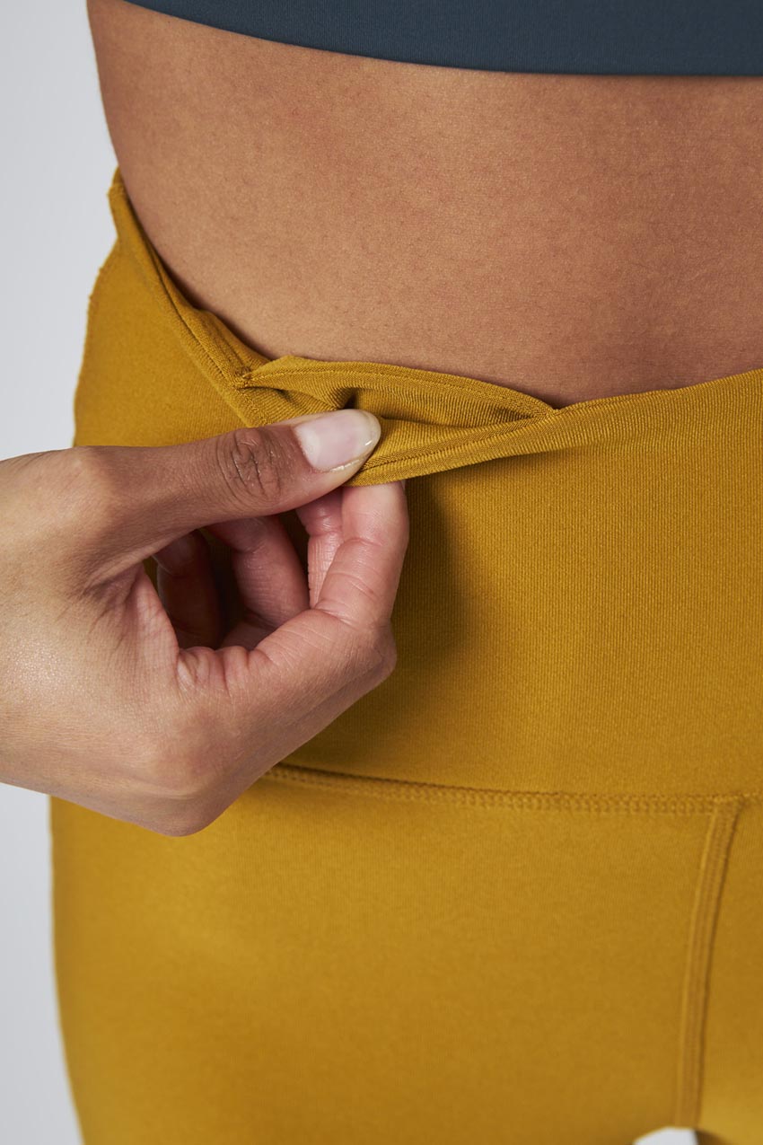 Explore Recycled Polyester High-Waisted Flared Crop 22"