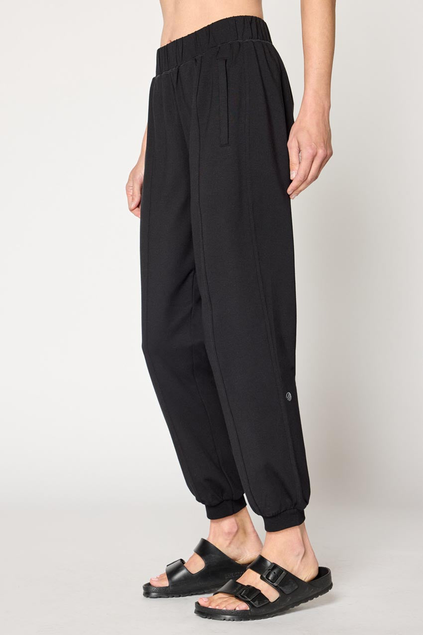 MPG Sport Balance Elastic Waistband Jogger 26” in Black