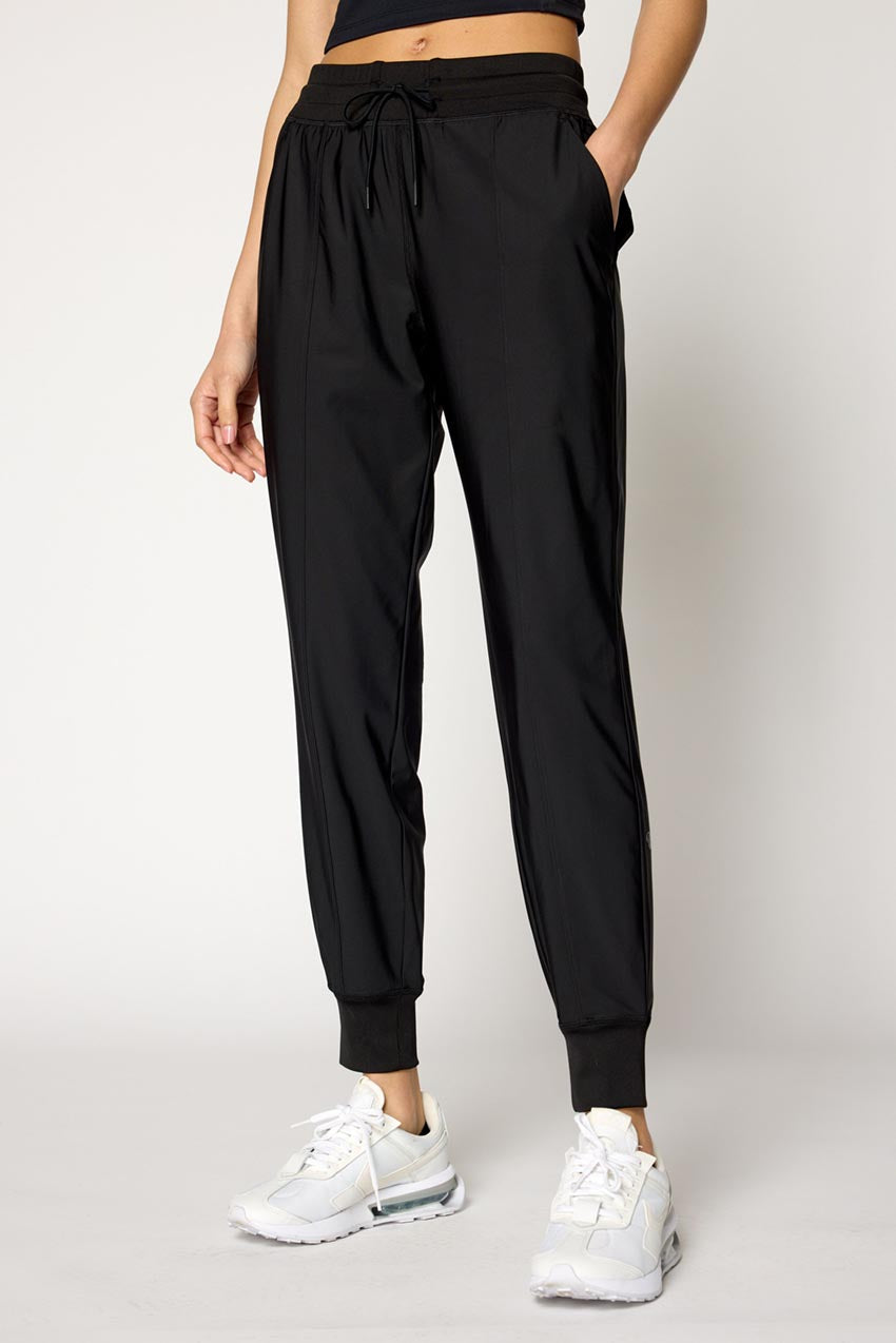 MPG Sport Adapt High-Rise Drawcord Jogger 28” in Black