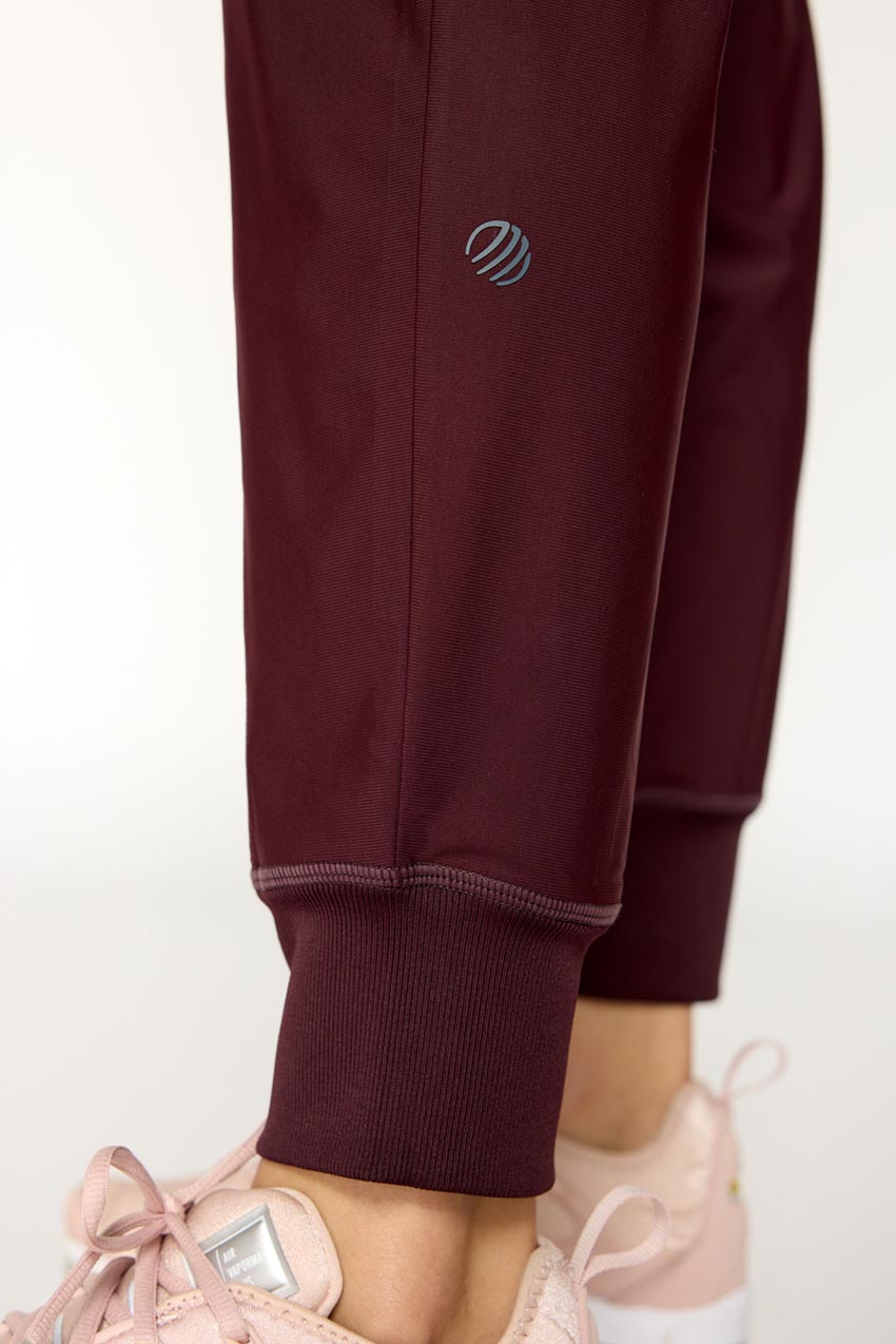 Adapt Recycled Polyester High-Waisted Drawcord Jogger 28”