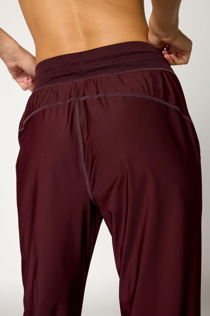 Adapt Recycled Polyester High-Waisted Drawcord Jogger 28”