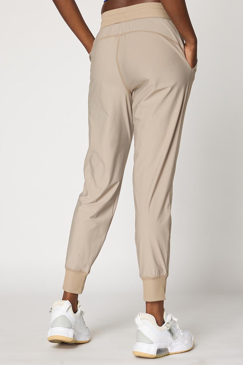 Adapt Recycled Polyester High-Waisted Drawcord Jogger 28”