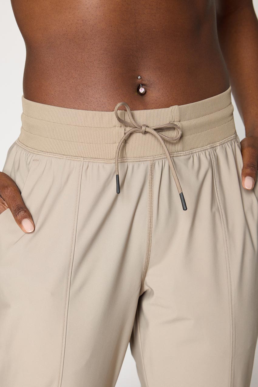 Adapt Recycled Polyester High-Waisted Drawcord Jogger 28”
