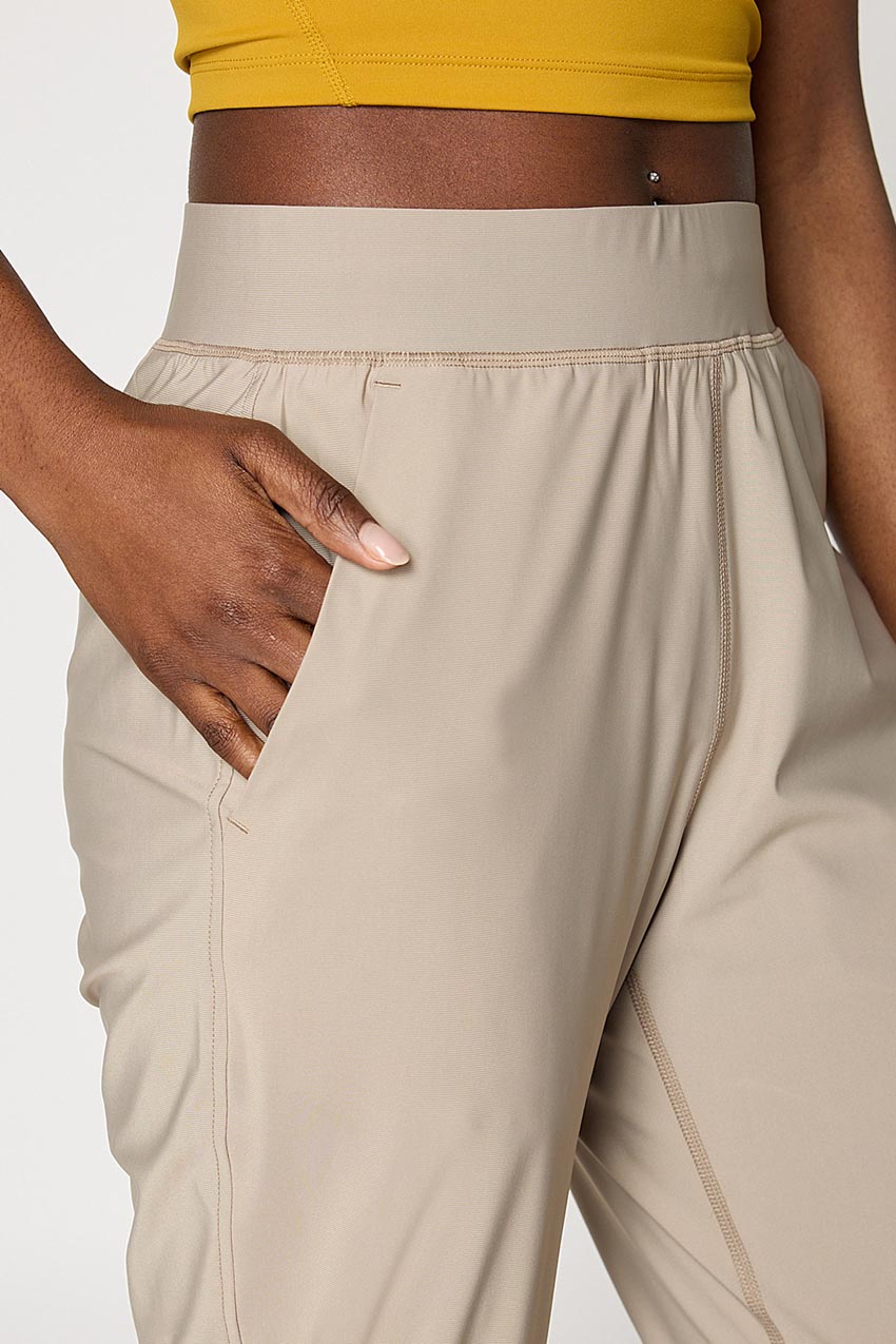 Adapt Recycled Polyester Back Leg Zip Jogger 27"