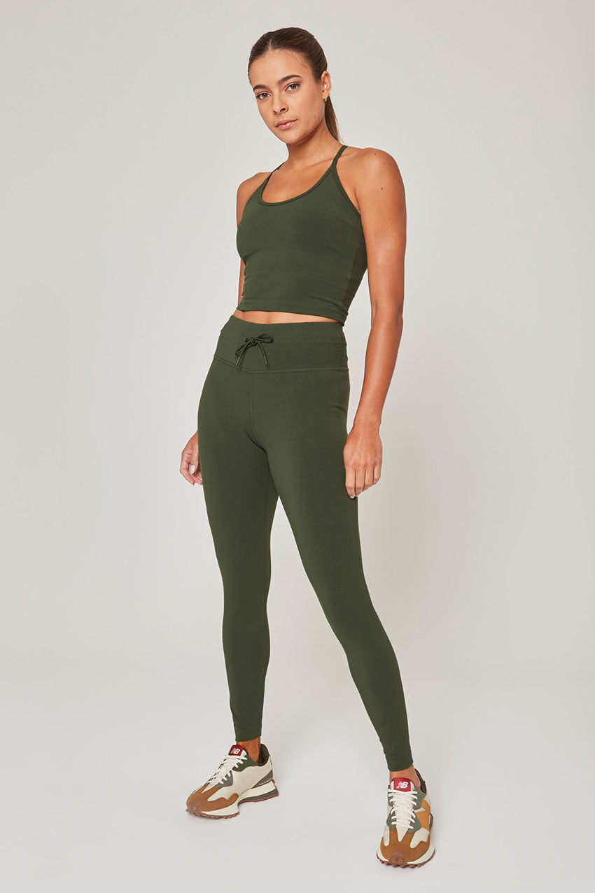 Balance TENCEL™ Mid-Waisted 26" Drawcord Legging