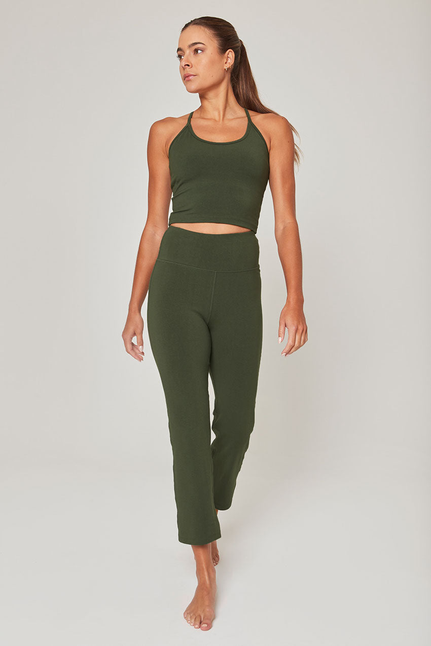 Balance TENCEL™ High-Waisted 24" Flare Cropped Pant