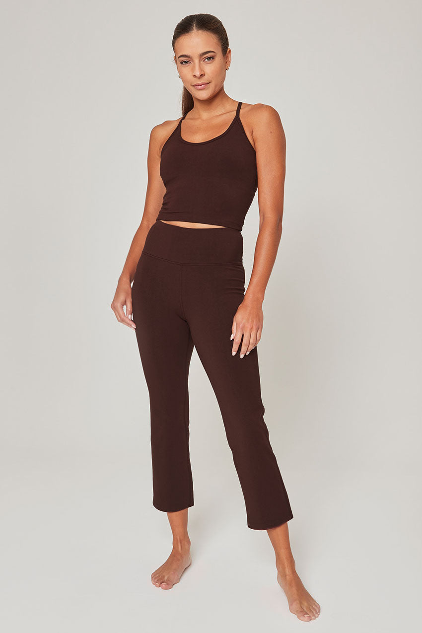 Balance TENCEL™ High-Waisted 24" Flare Cropped Pant