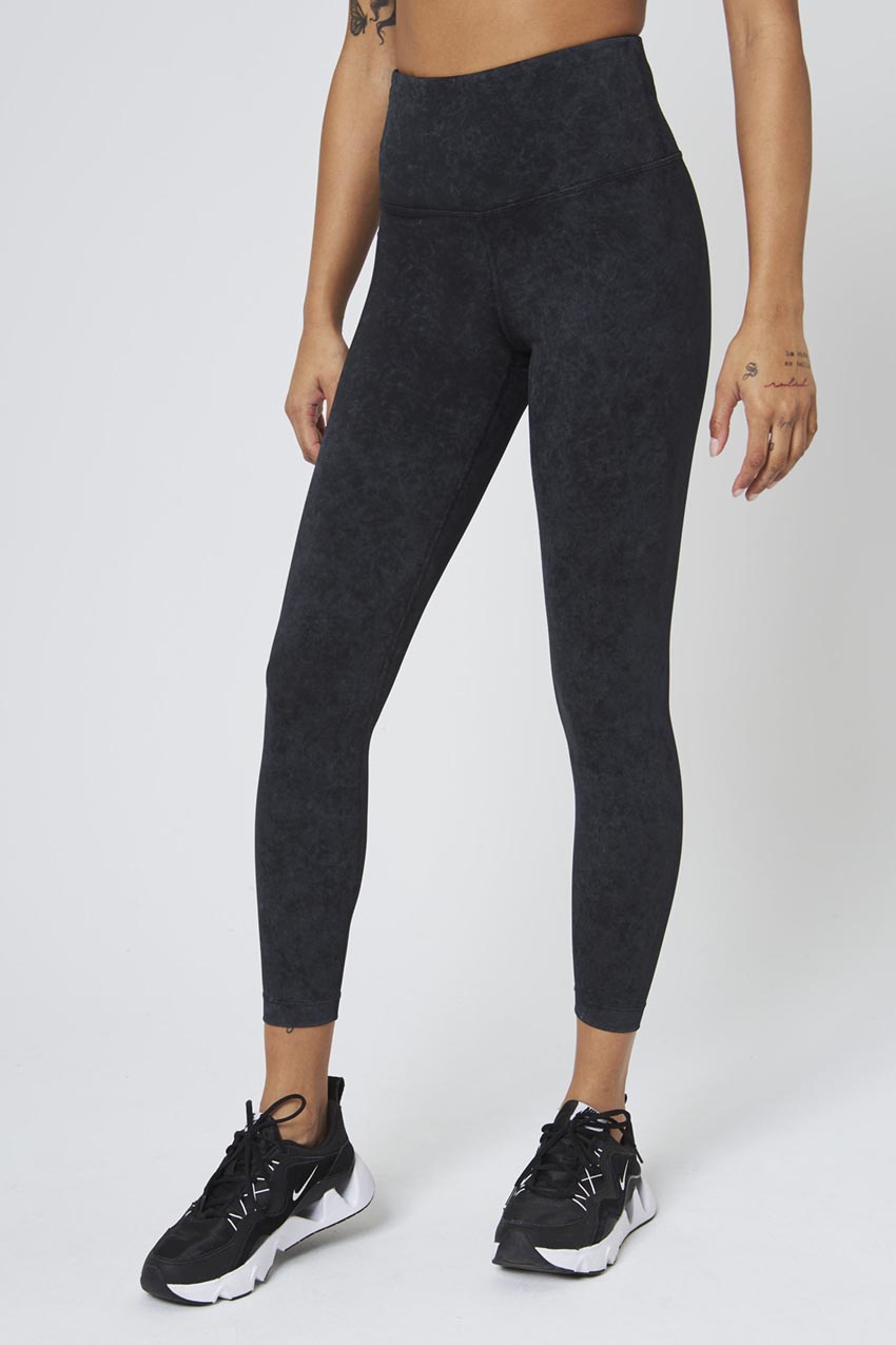 MPG Sport Vital High-Rise Washed Basic Legging 25" in Washed Black