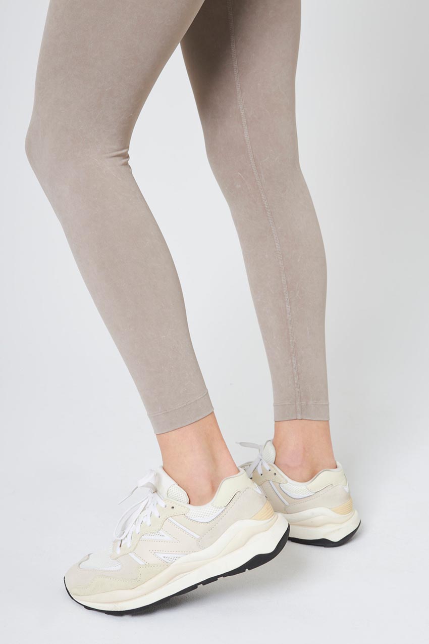 Vital Recycled Nylon High-Waisted Basic Legging 25" Washed