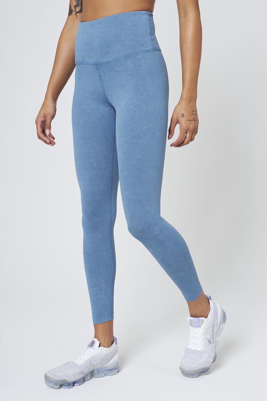 MPG Sport Vital High-Rise Washed Basic Legging 25" in Washed Bering Sea