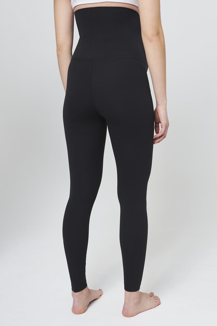 Vital Recycled Nylon High-Waisted Maternity Legging 26" Peached