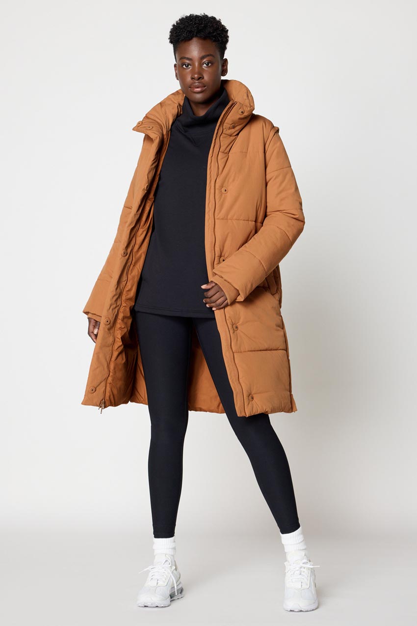 Extra long clearance puffer vest