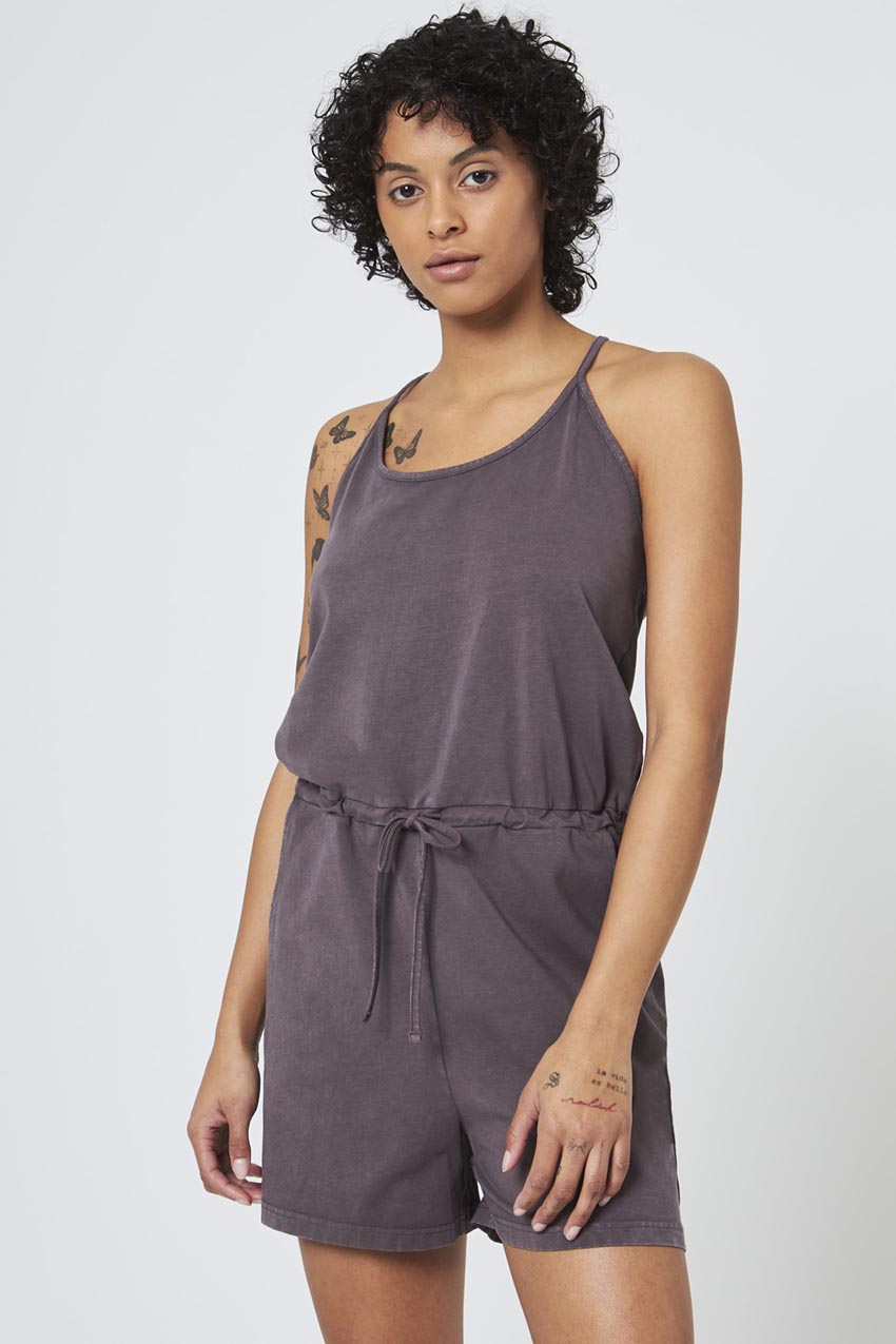 MPG Sport Rhythm Romper 4'' in Distressed Shale