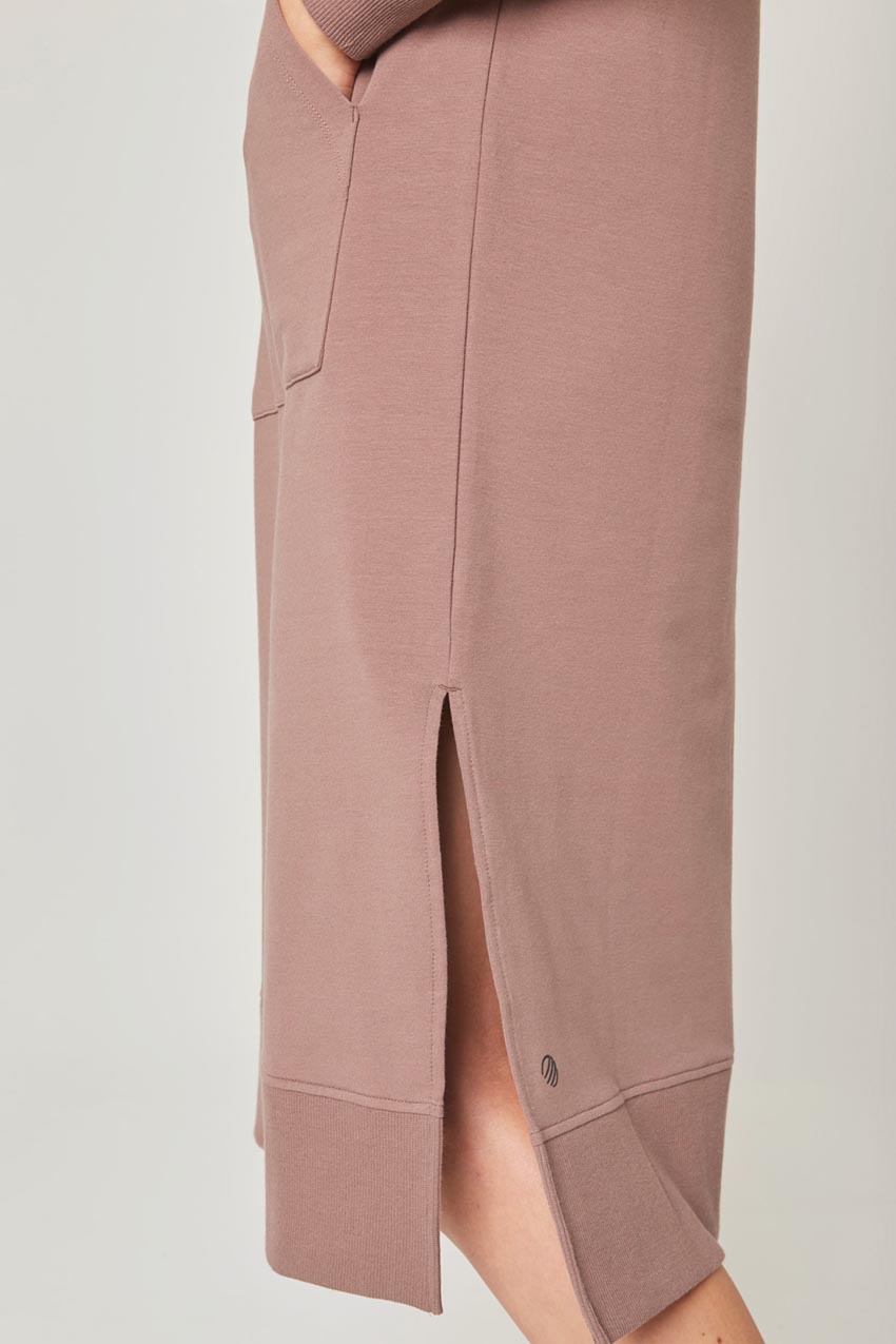Unwind Sweatshirt Maxi Dress