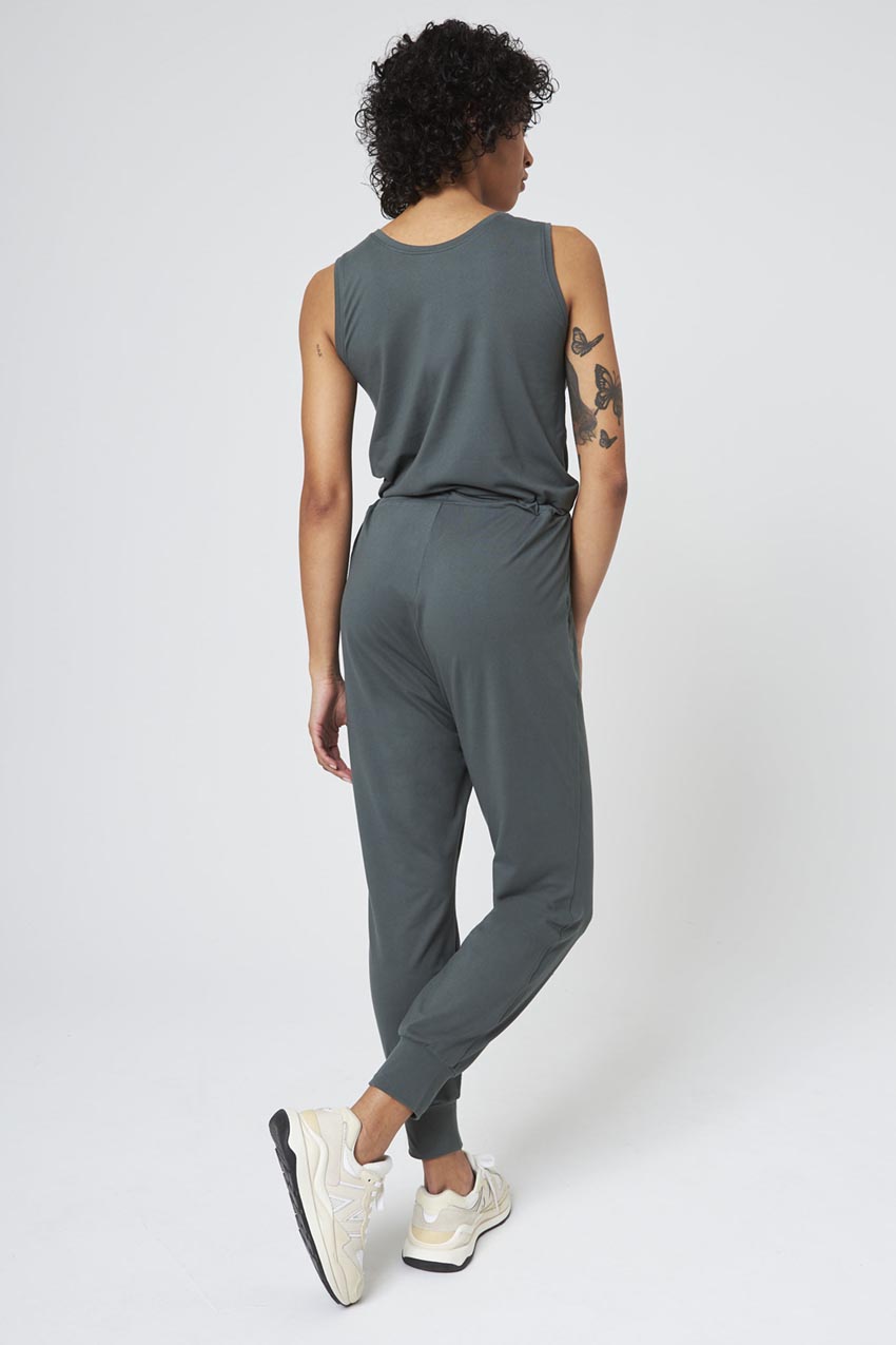 Renew Recycled Polyester Cuffed Jumpsuit 27"