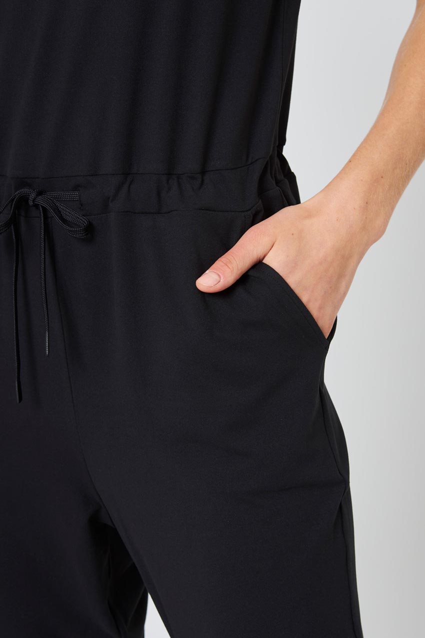 Renew Recycled Polyester Cuffed Jumpsuit 27"