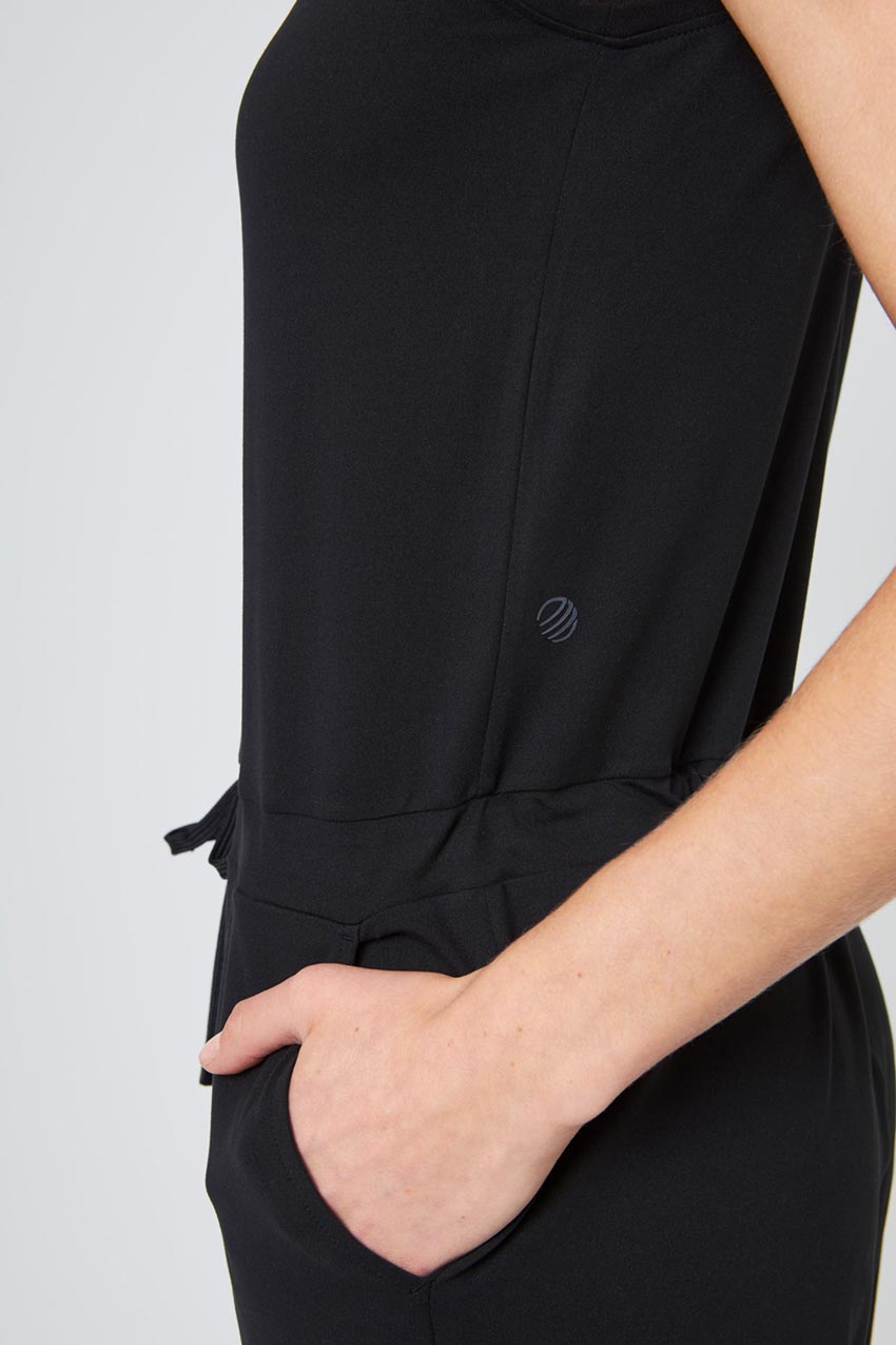 Renew Recycled Polyester Cuffed Jumpsuit 27"
